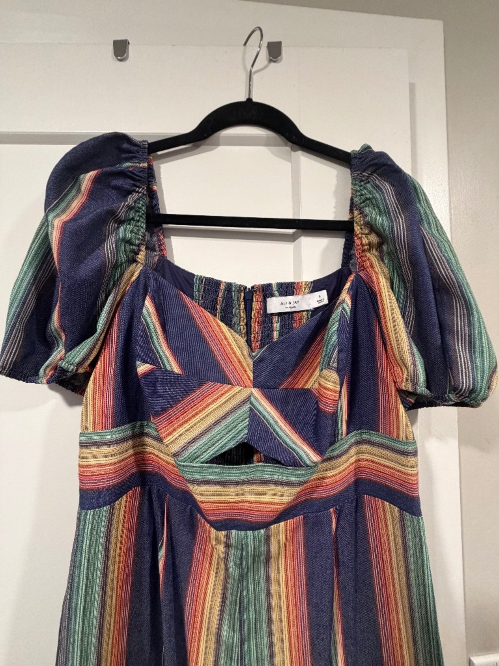 NWOT: Ali & Jay Colorful Rainbow Jumpsuit